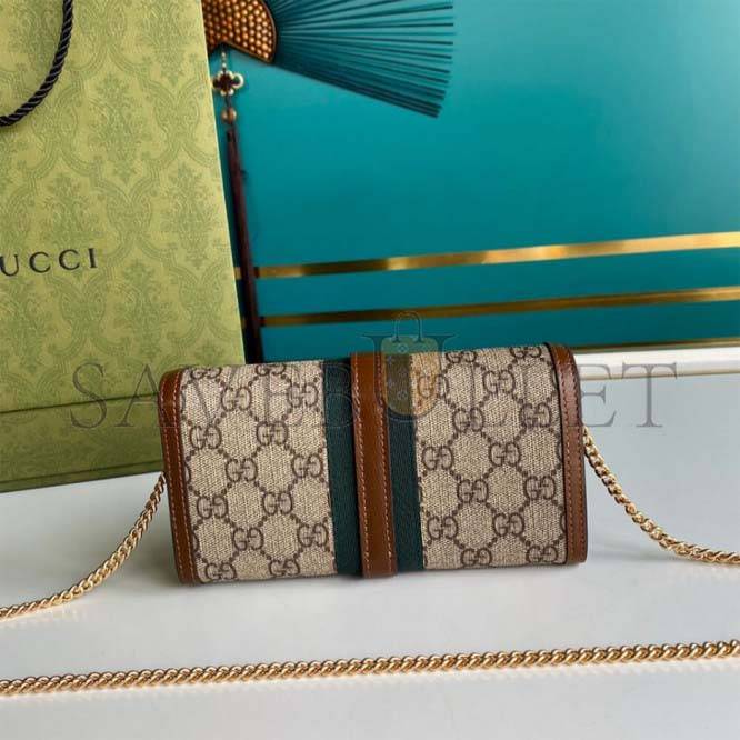 GUCCI JACKIE 1961 CHAIN WALLET 652681 (19*10*3.5cm)